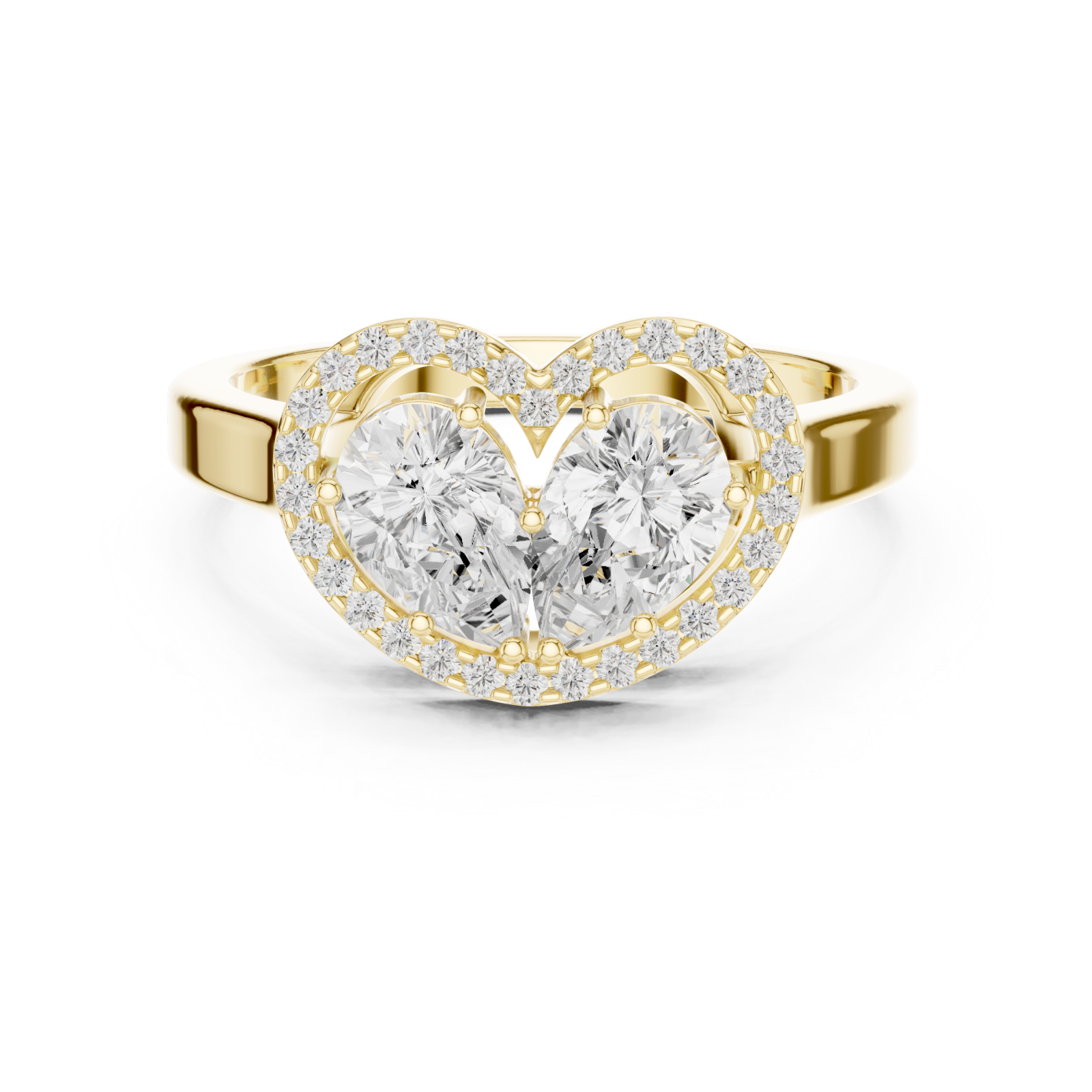  Gold Eternal Bond Refined Keepsake Band Front View