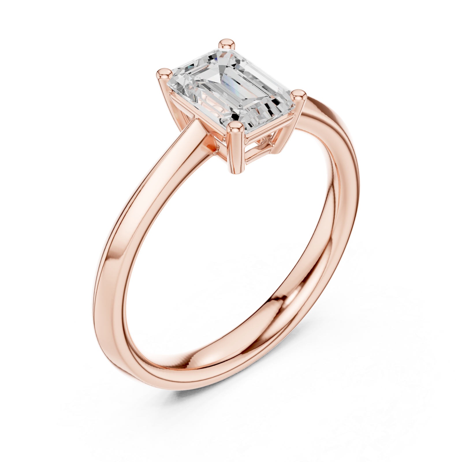  Rose Gold Radiant Embrace Serenity Band Right View
