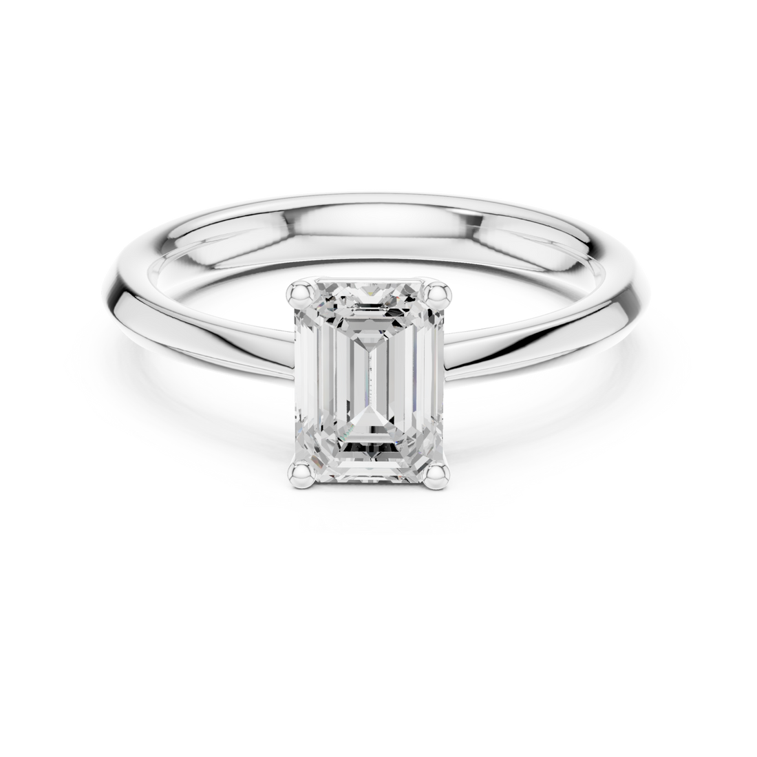  White Gold Radiant Embrace Serenity Band Right View