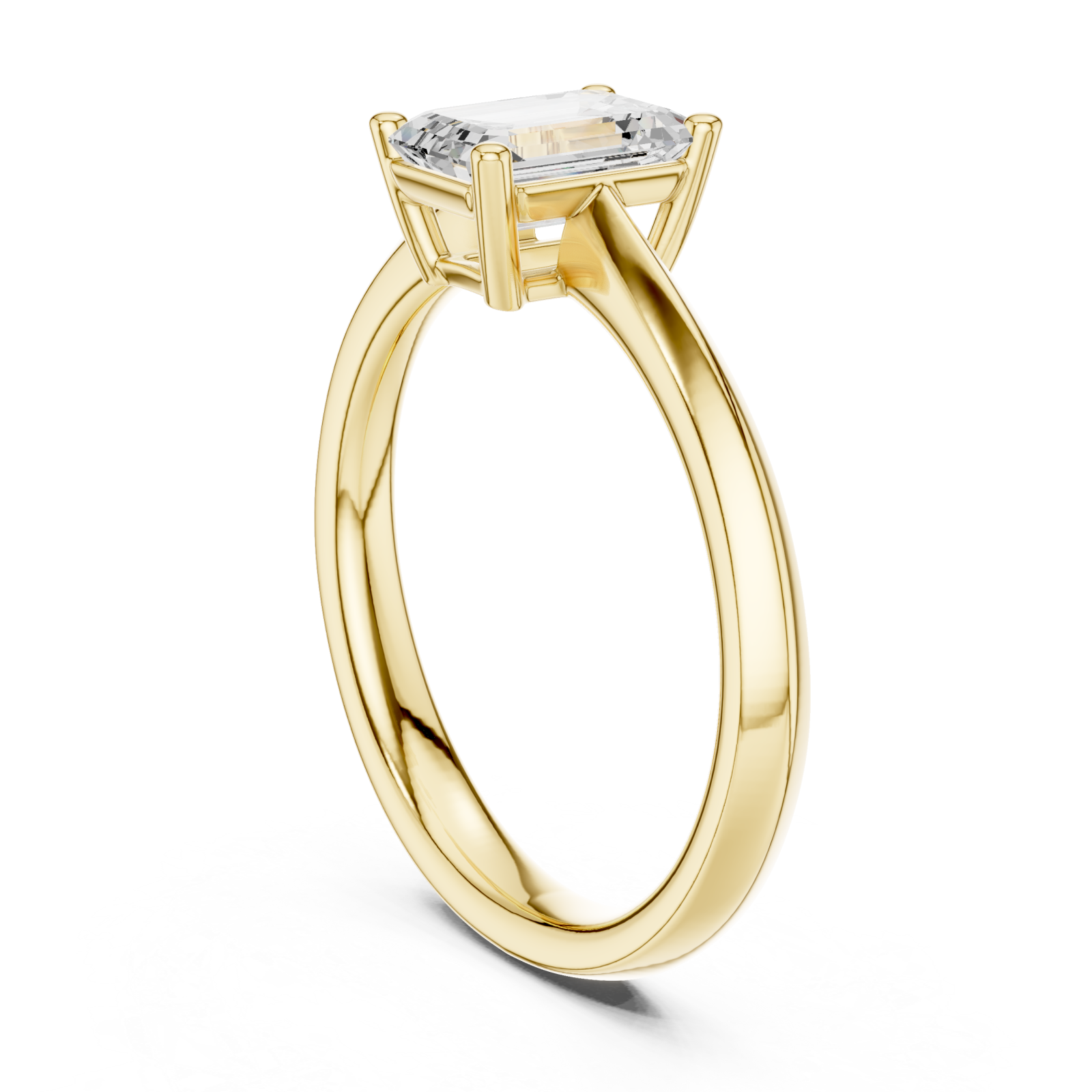  Gold Radiant Embrace Serenity Band Left View