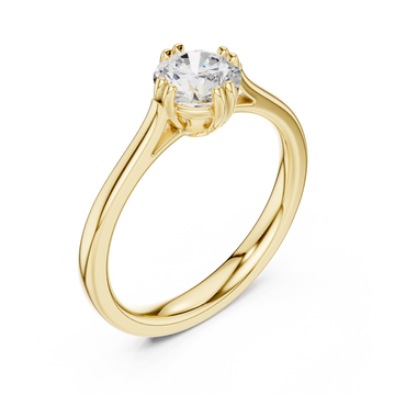 Gold Celestial Whisper Ring Right View