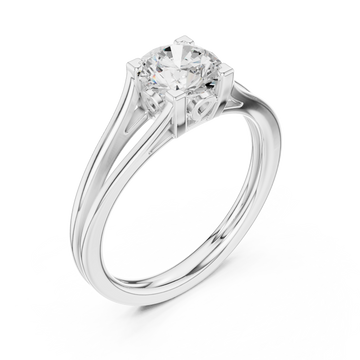  White Gold Everlight Promise Modern Ring Right View