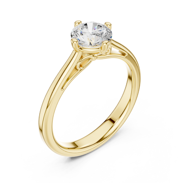 Gold Modern Pure Band Right View