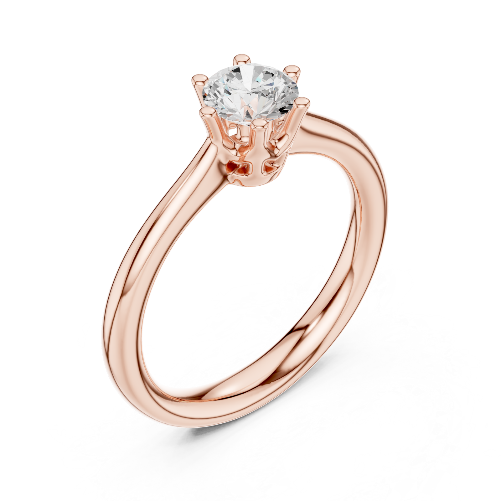  Rose Gold Everlight Classic Promise Band Right View