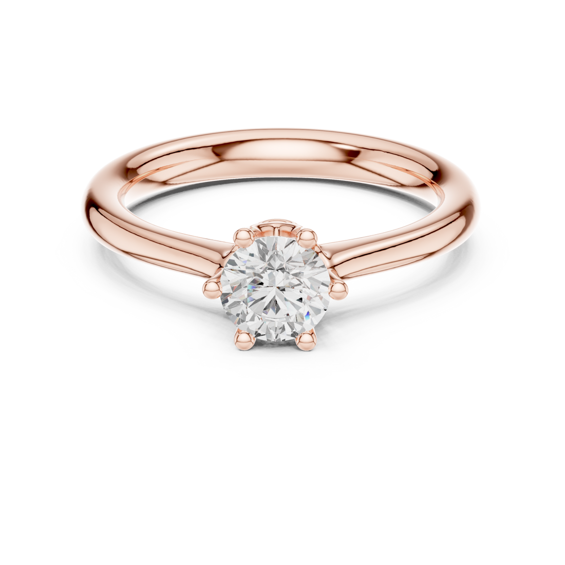  Rose Gold Everlight Classic Promise Band Right View