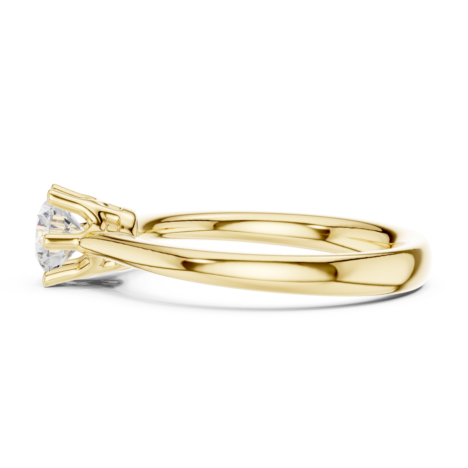  Gold Everlight Classic Promise Band Side View