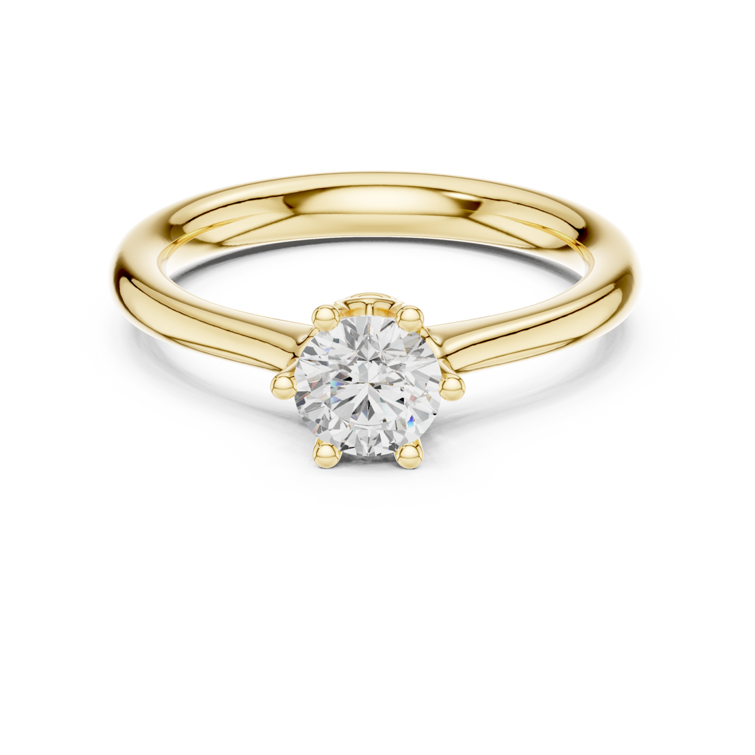 Gold Everlight Classic Promise Band Right View