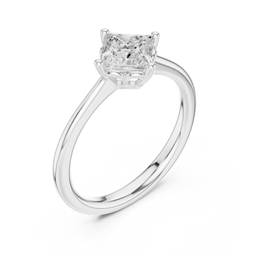  White Gold Lumina Whisper Petite Band Right View