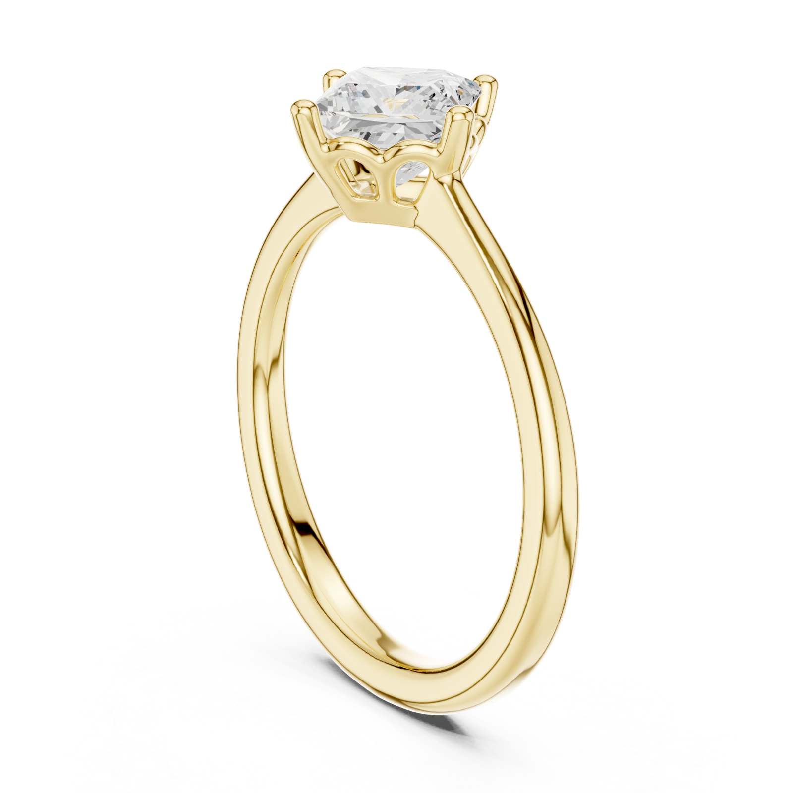  Gold Lumina Whisper Petite Band Left View