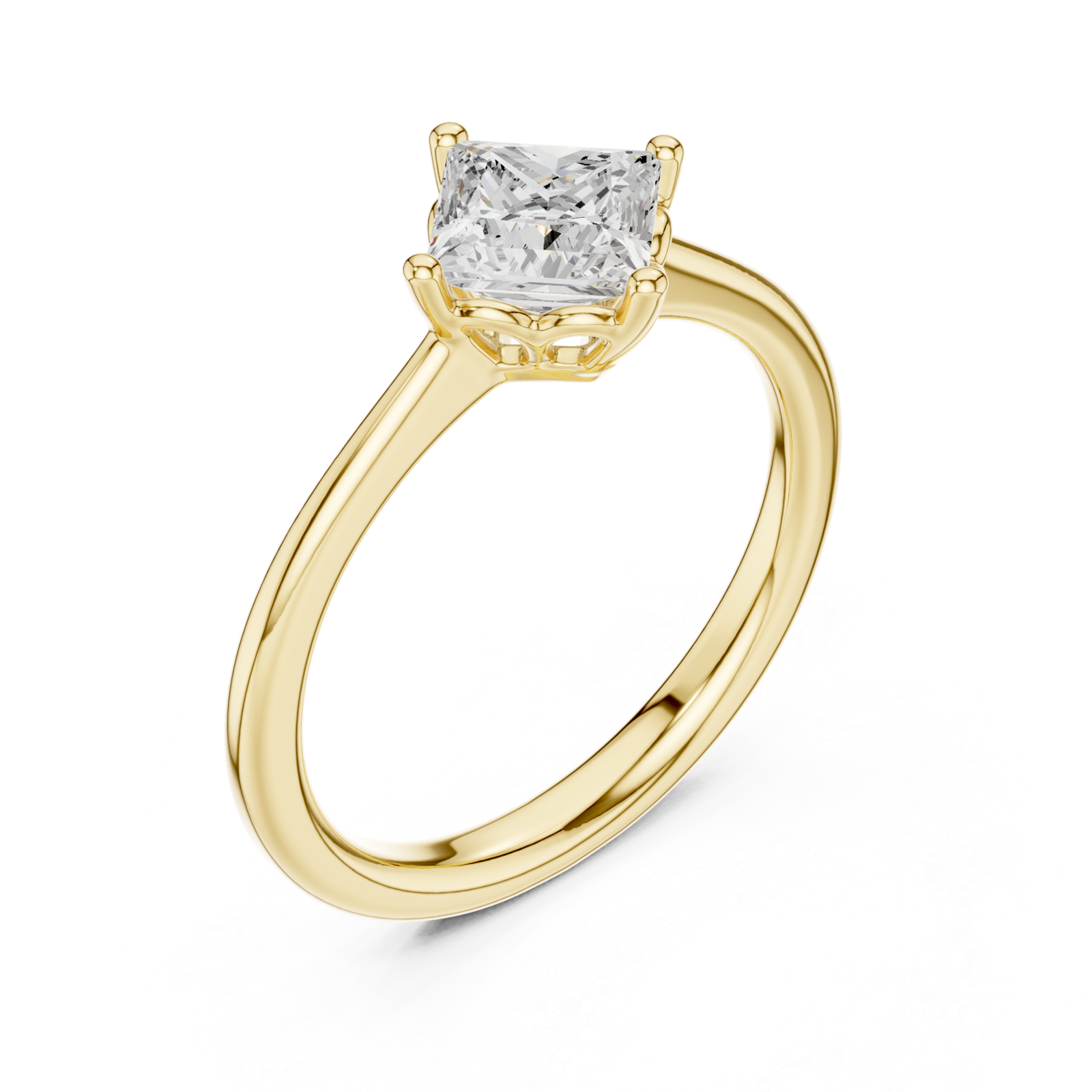Gold Lumina Whisper Petite Band Right View