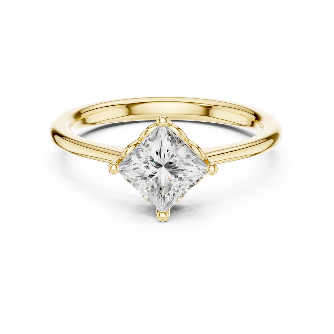 Gold Lumina Whisper Petite Band Right View
