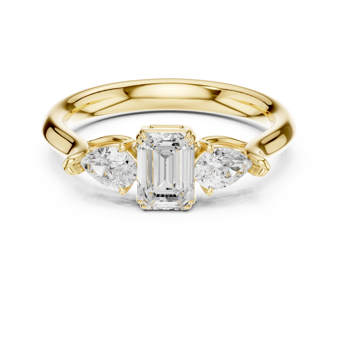 Gold The Envisioned Legacy Halo Cocktail Ring Right View