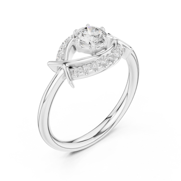  White Gold Enchanted Whisper Temptation Signature Band Right View