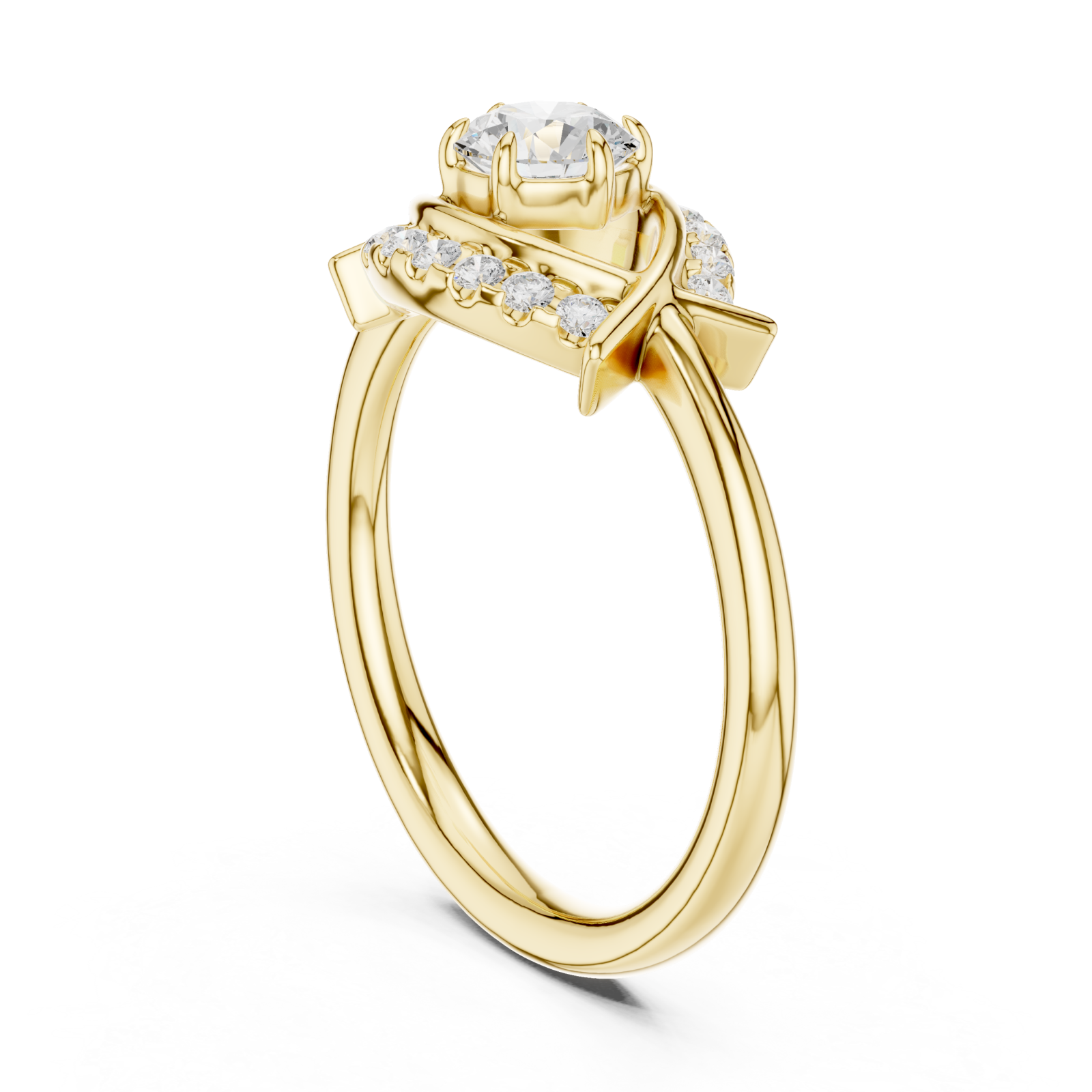  Gold Enchanted Whisper Temptation Signature Band Left View
