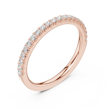  Rose Gold Celestial Arc Petite Statement Ring Right View