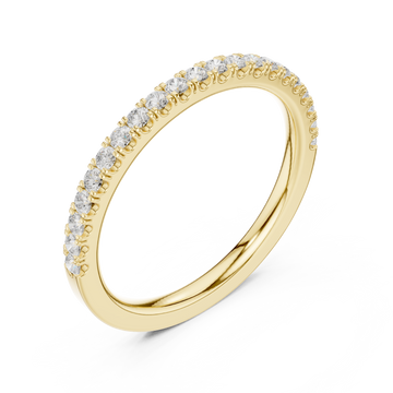 Gold Celestial Arc Petite Statement Ring Right View