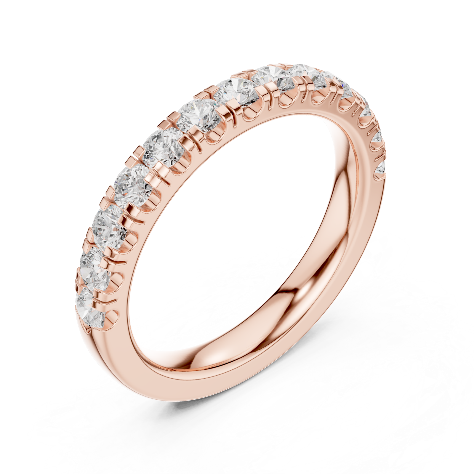  Rose Gold Radiant Essence Stacking Band Right View