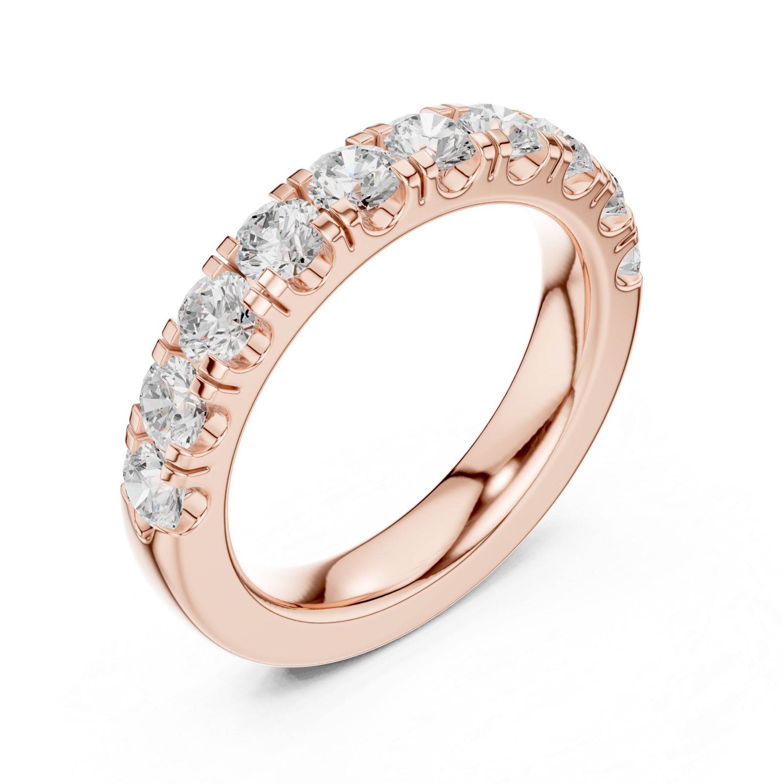  Rose Gold Infinite Dream Timeless Accent Band Right View