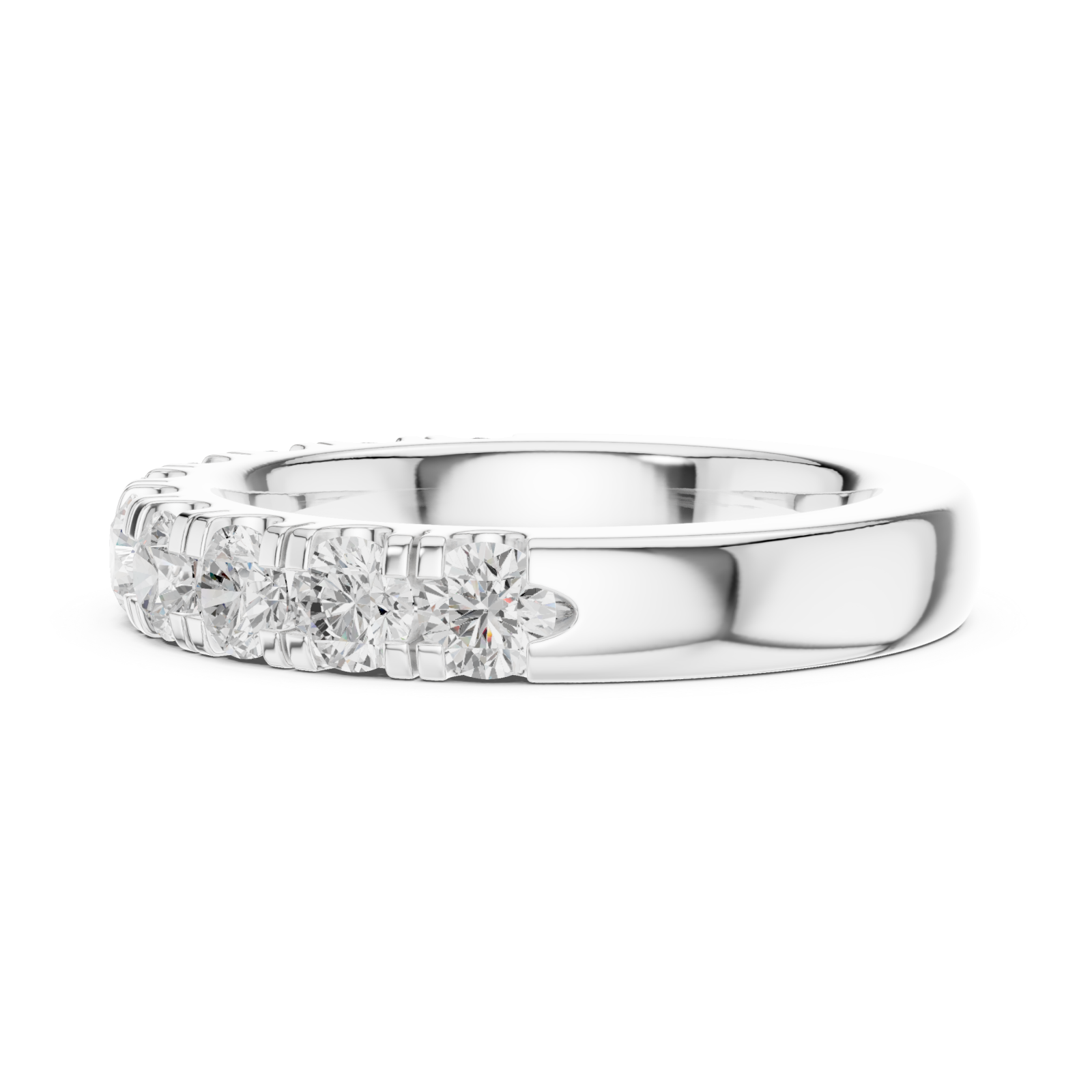  White Gold Infinite Dream Timeless Accent Band Side View