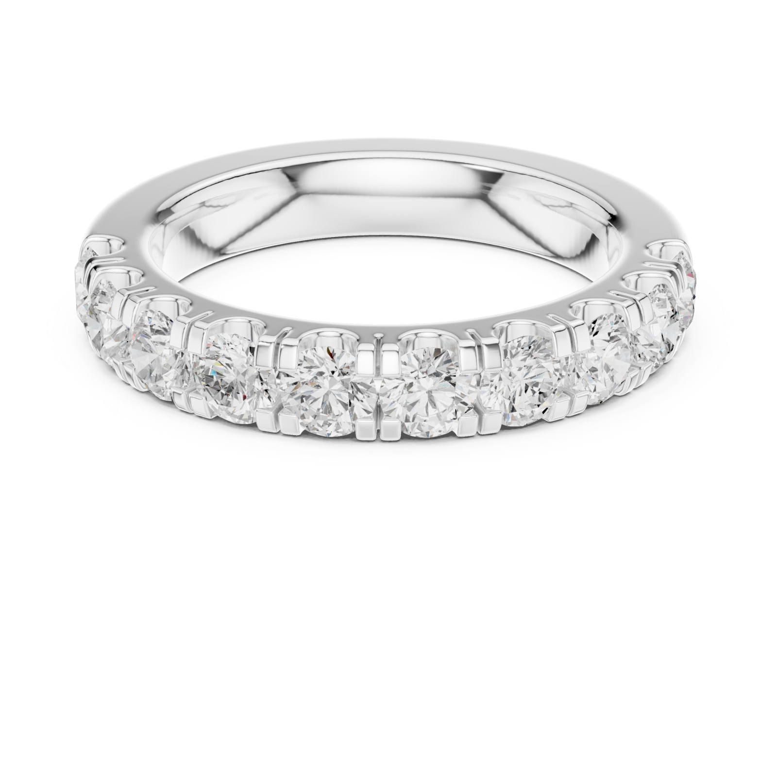  White Gold Infinite Dream Timeless Accent Band Front View