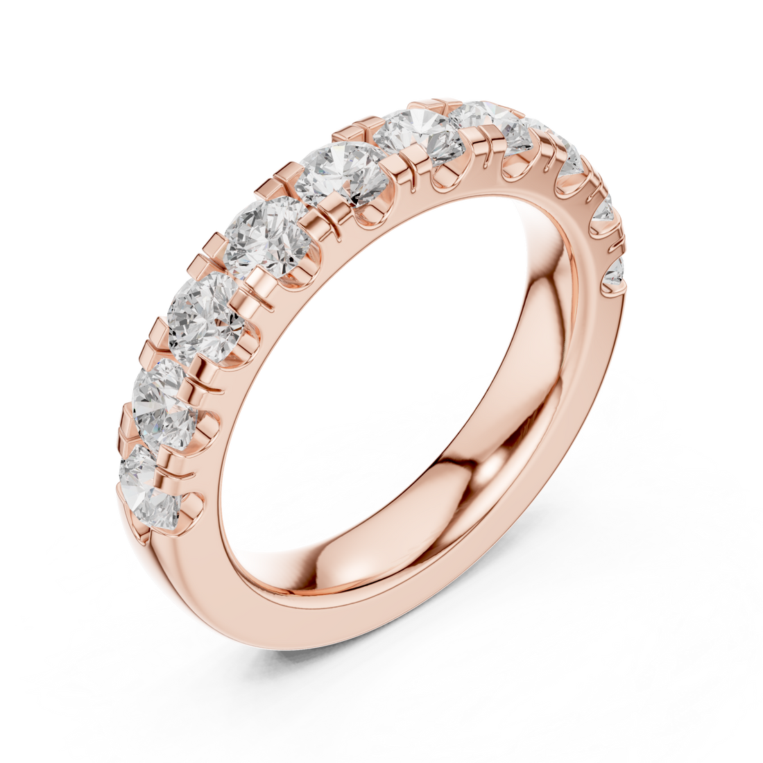  Rose Gold Starlit Grace Eternity Celebration Ring Right View
