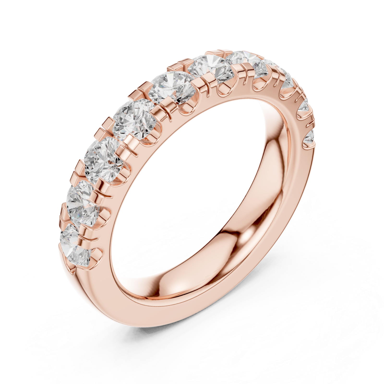  Rose Gold Starlit Grace Eternity Celebration Ring Right View