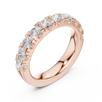  Rose Gold Starlit Grace Eternity Celebration Ring Right View