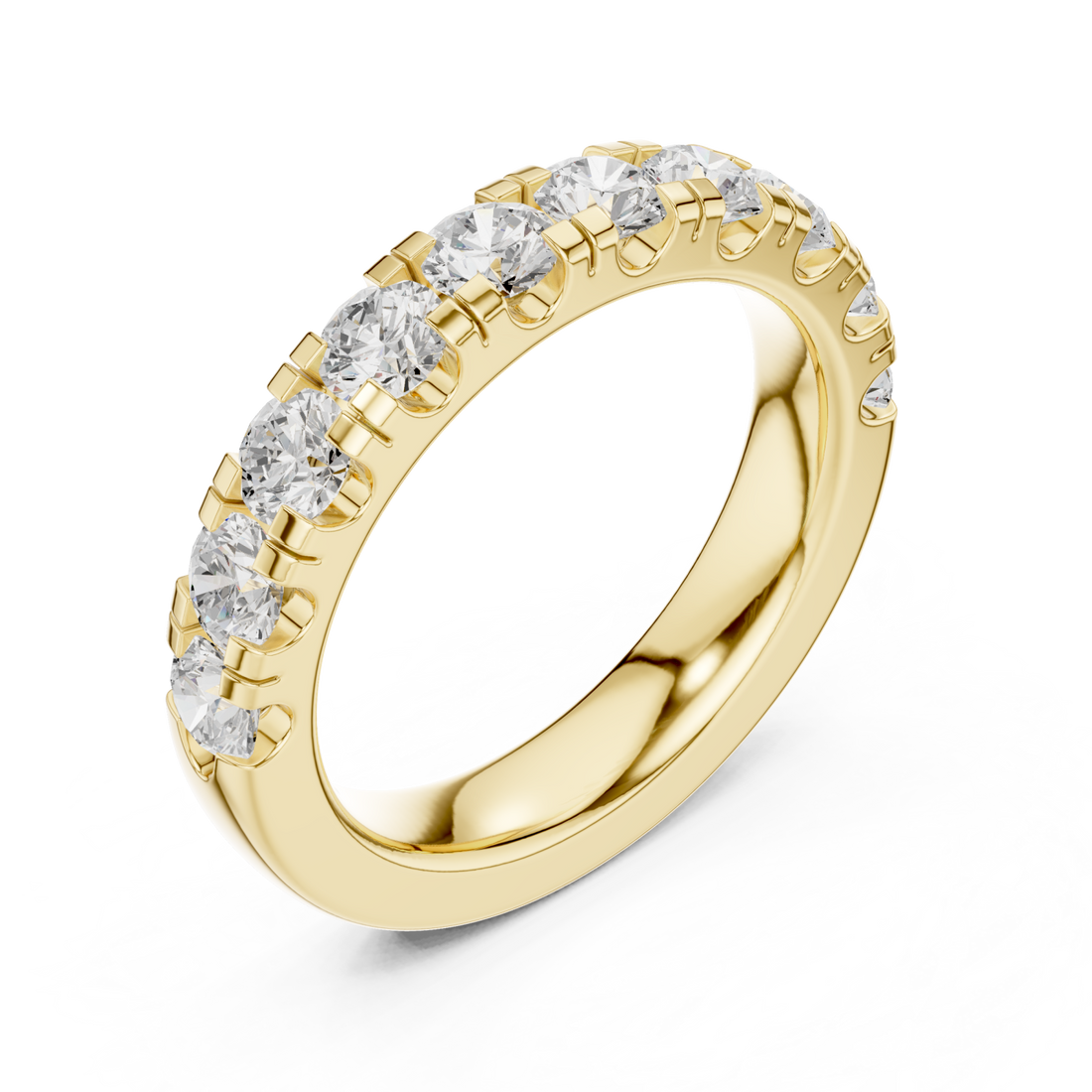Gold Starlit Grace Eternity Celebration Ring Right View
