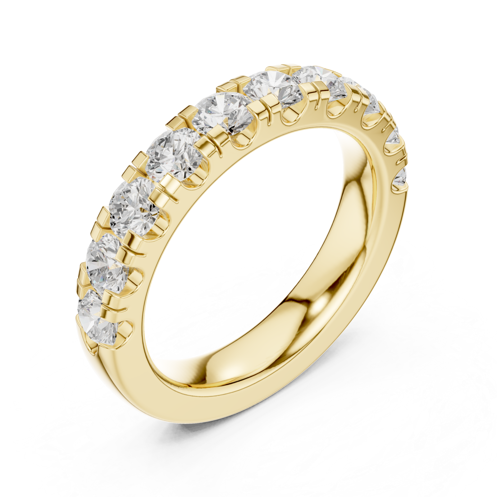 Gold Starlit Grace Eternity Celebration Ring Right View