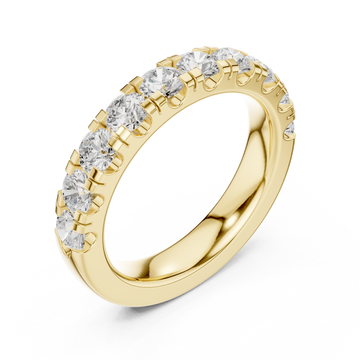 Gold Starlit Grace Eternity Celebration Ring Right View