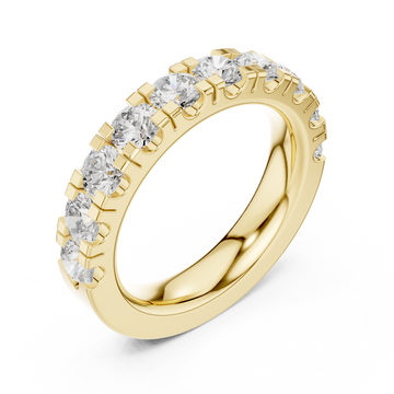 Gold Celestial Whisper Pavé Ring Right View