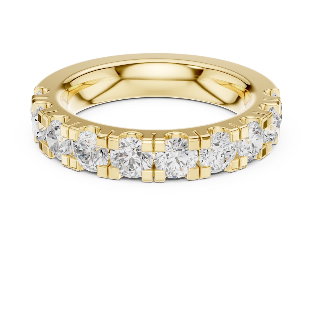 Gold Celestial Whisper Pavé Ring Right View