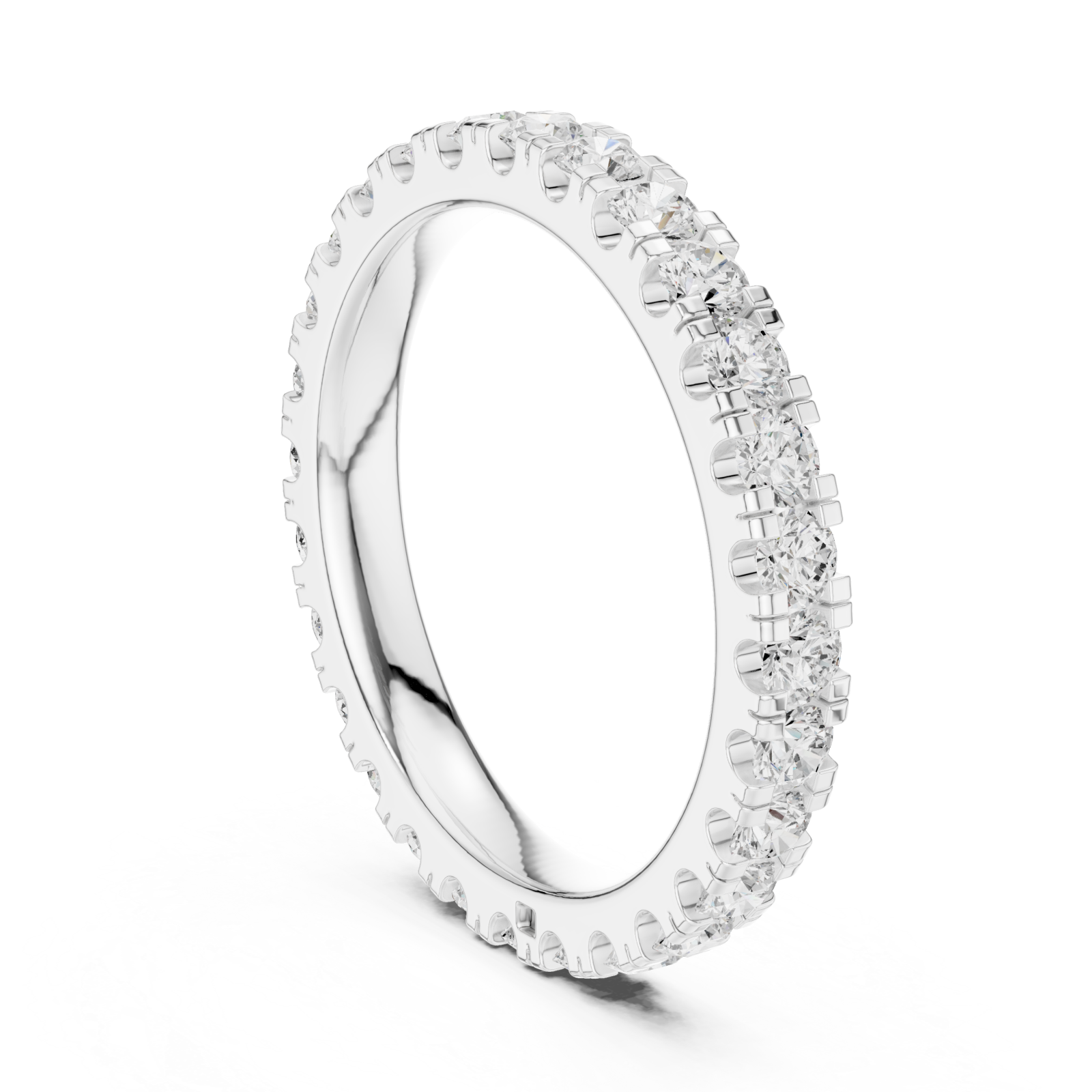  White Gold Starlit Harmony Luxe Signature Band Left View