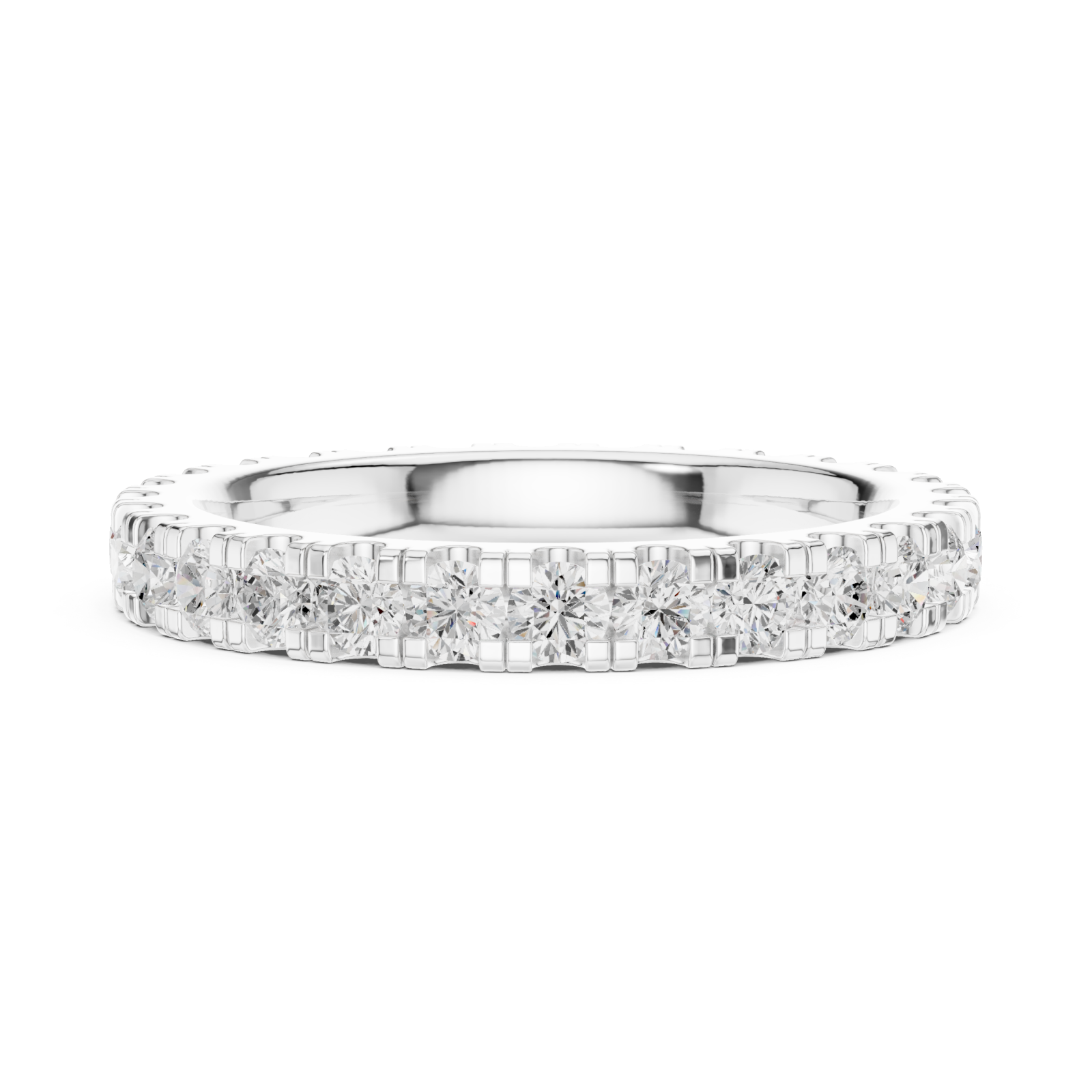  White Gold Starlit Harmony Luxe Signature Band Side View