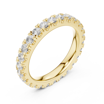 Gold Luminous Promise Comfort Band Ring Right View