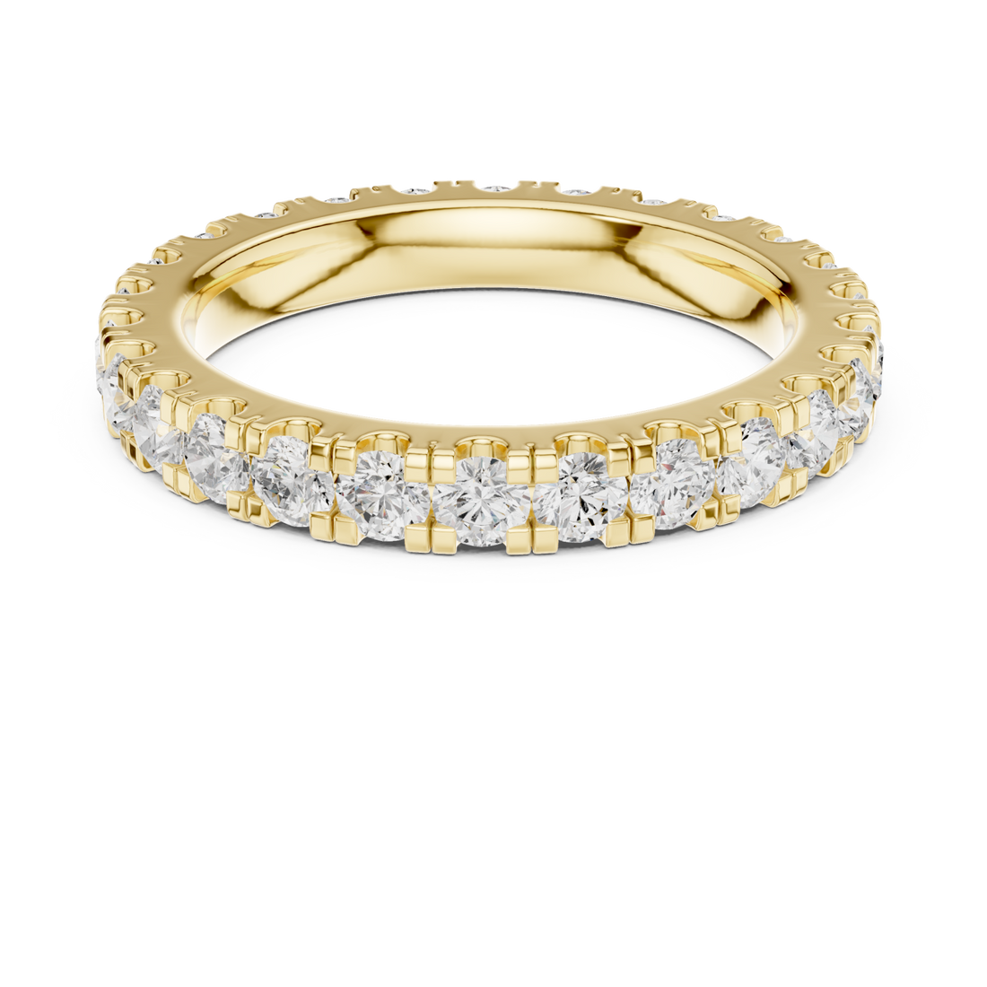 Gold Luminous Promise Comfort Band Ring Right View