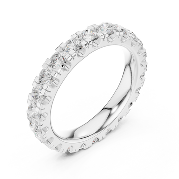  White Gold Pure Grace Pavé Ring Right View