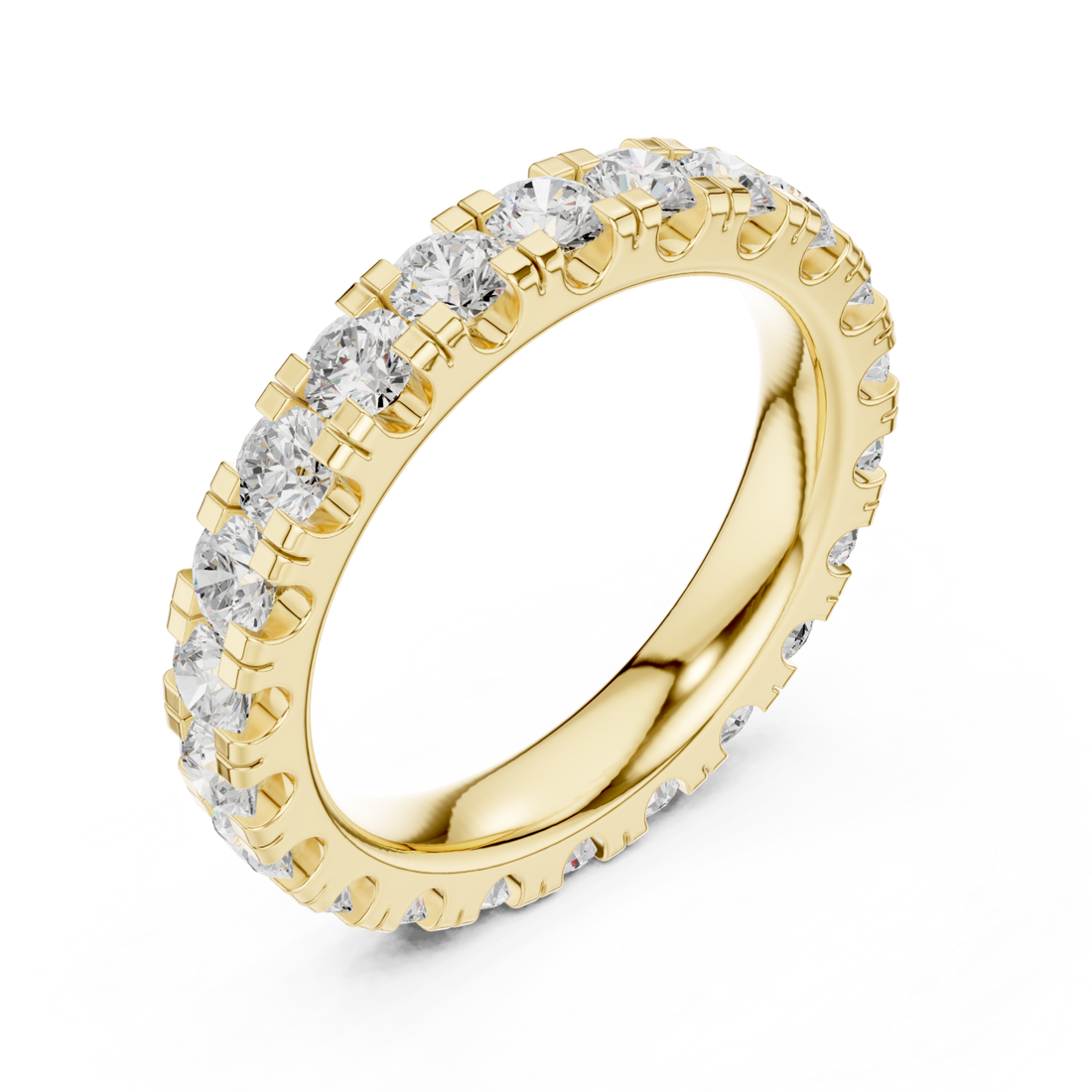 Gold Pure Grace Pavé Ring Right View