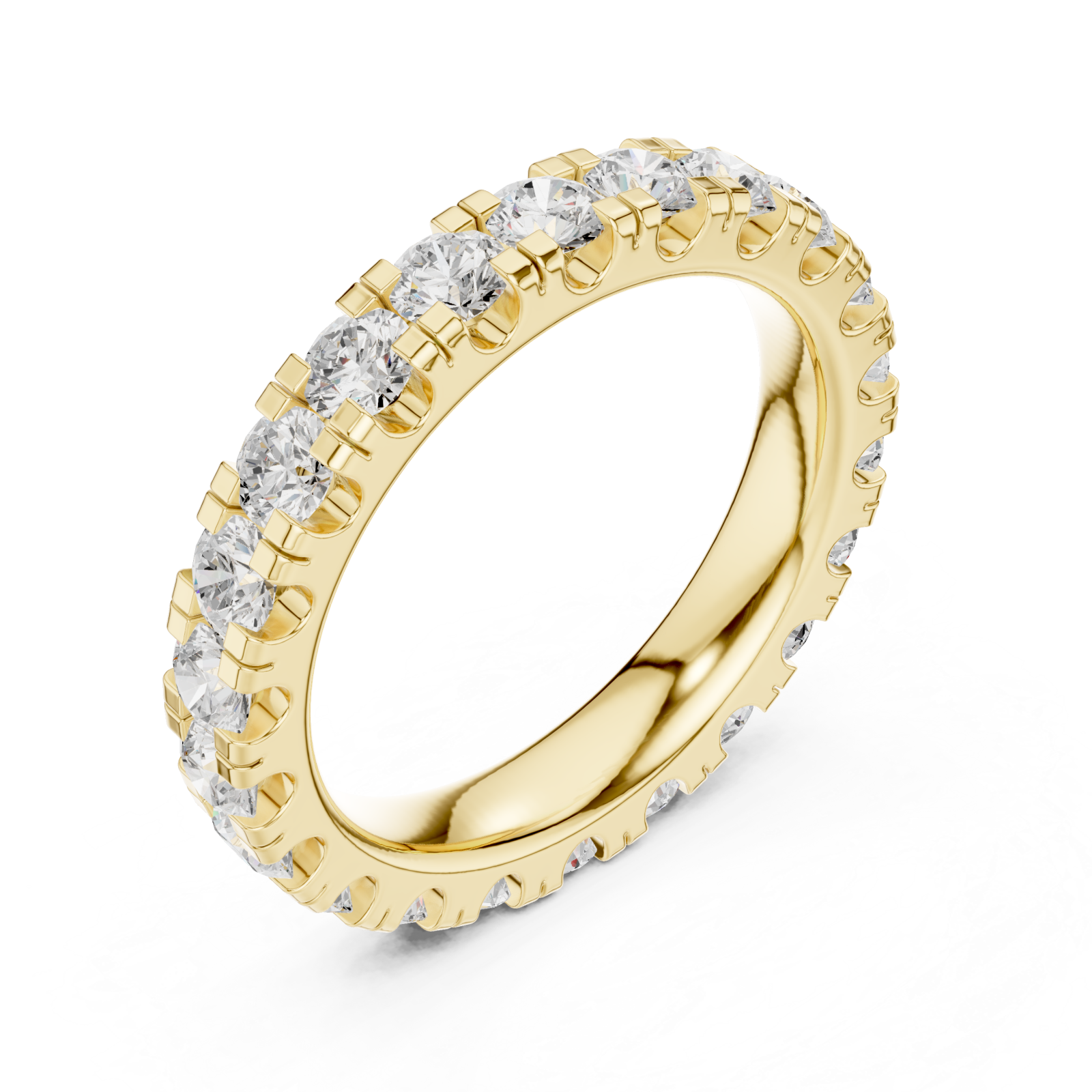 Gold Pure Grace Pavé Ring Right View