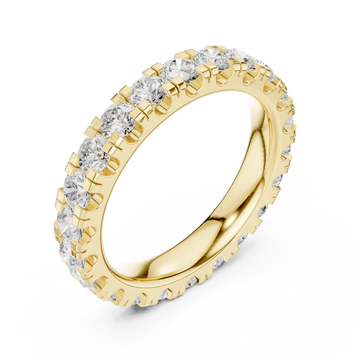 Gold Pure Grace Pavé Ring Right View