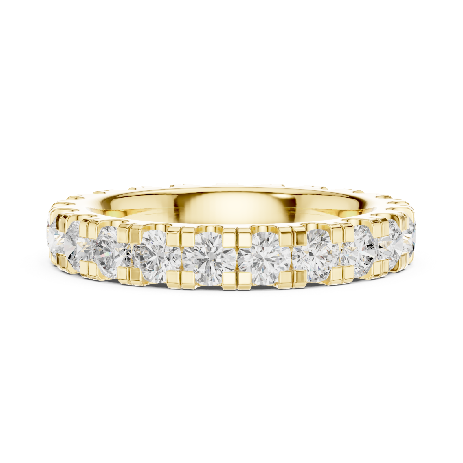  Gold Pure Grace Pavé Ring Side View