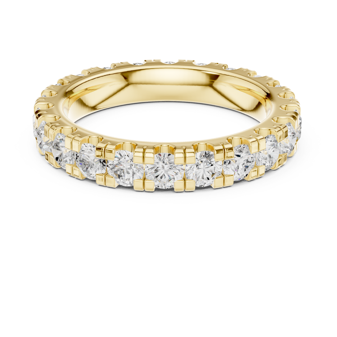 Gold Pure Grace Pavé Ring Right View