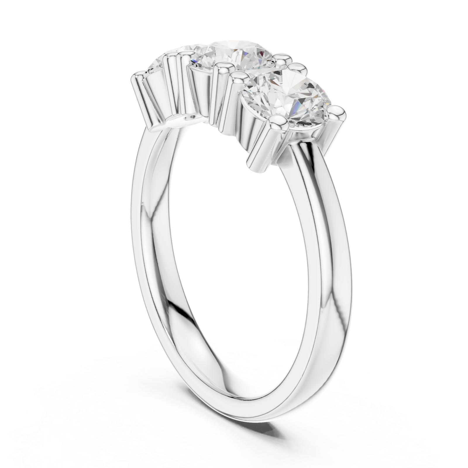  White Gold Celestial Luxe Statement Ring Left View