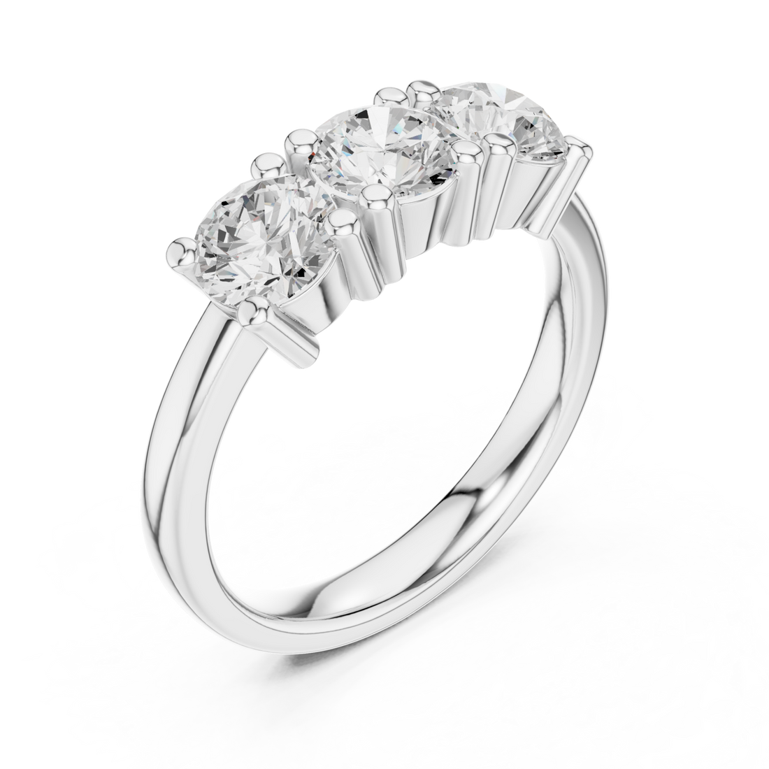  White Gold Celestial Luxe Statement Ring Right View