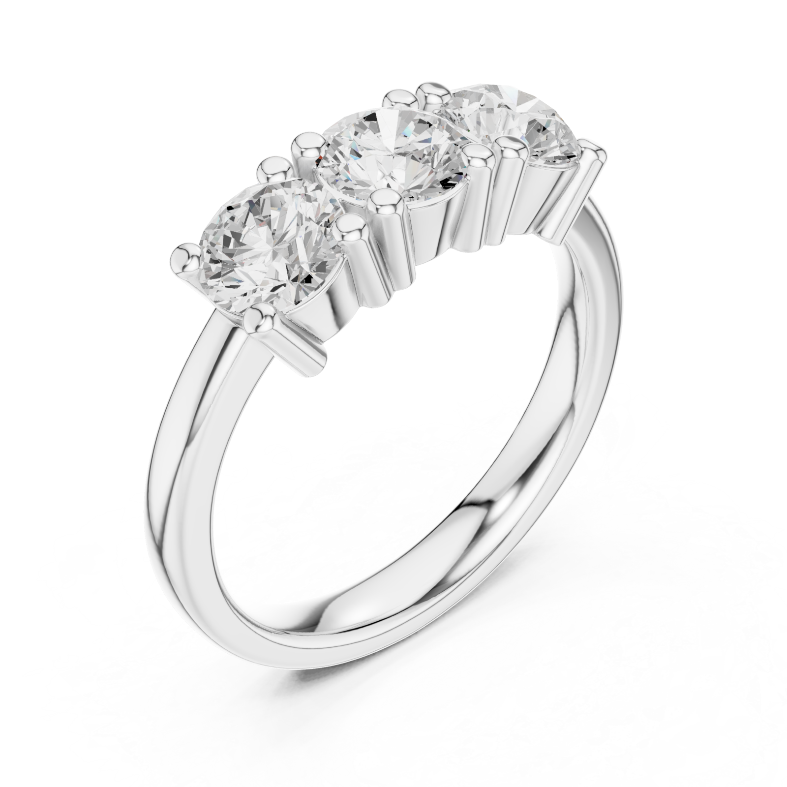  White Gold Celestial Luxe Statement Ring Right View