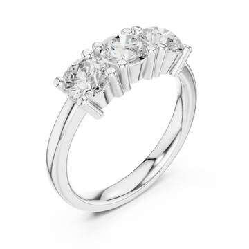  White Gold Celestial Luxe Statement Ring Right View