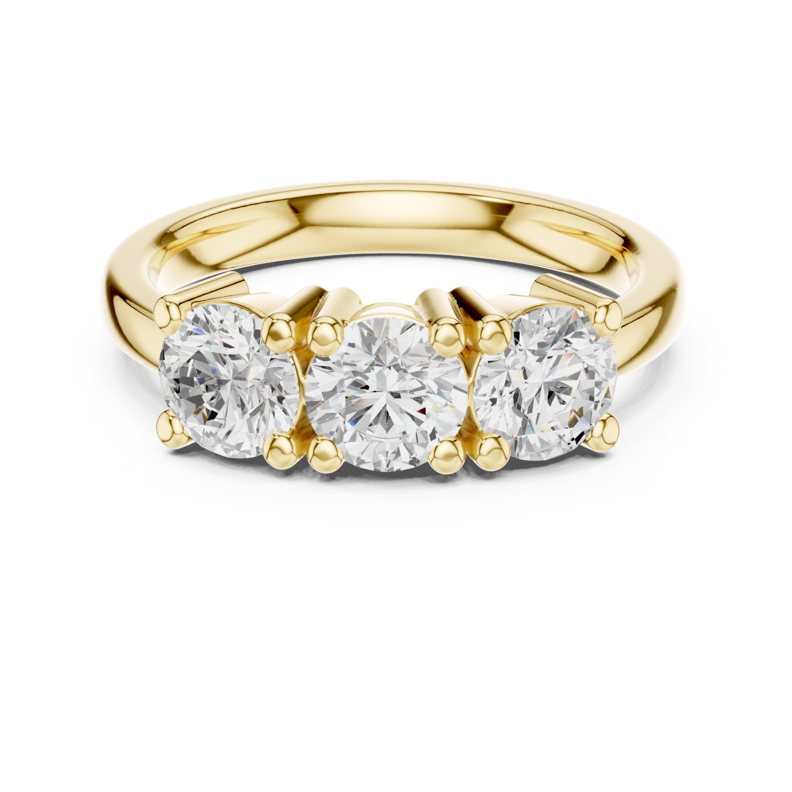  Gold Celestial Luxe Statement Ring Front View
