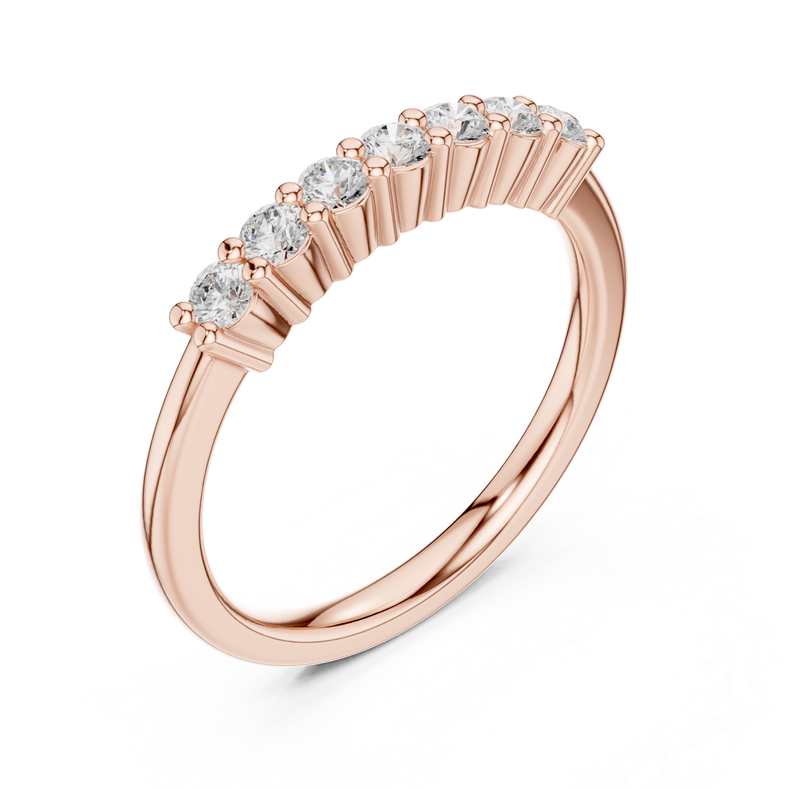  Rose Gold Twilight Cascade Elegance Ring Right View