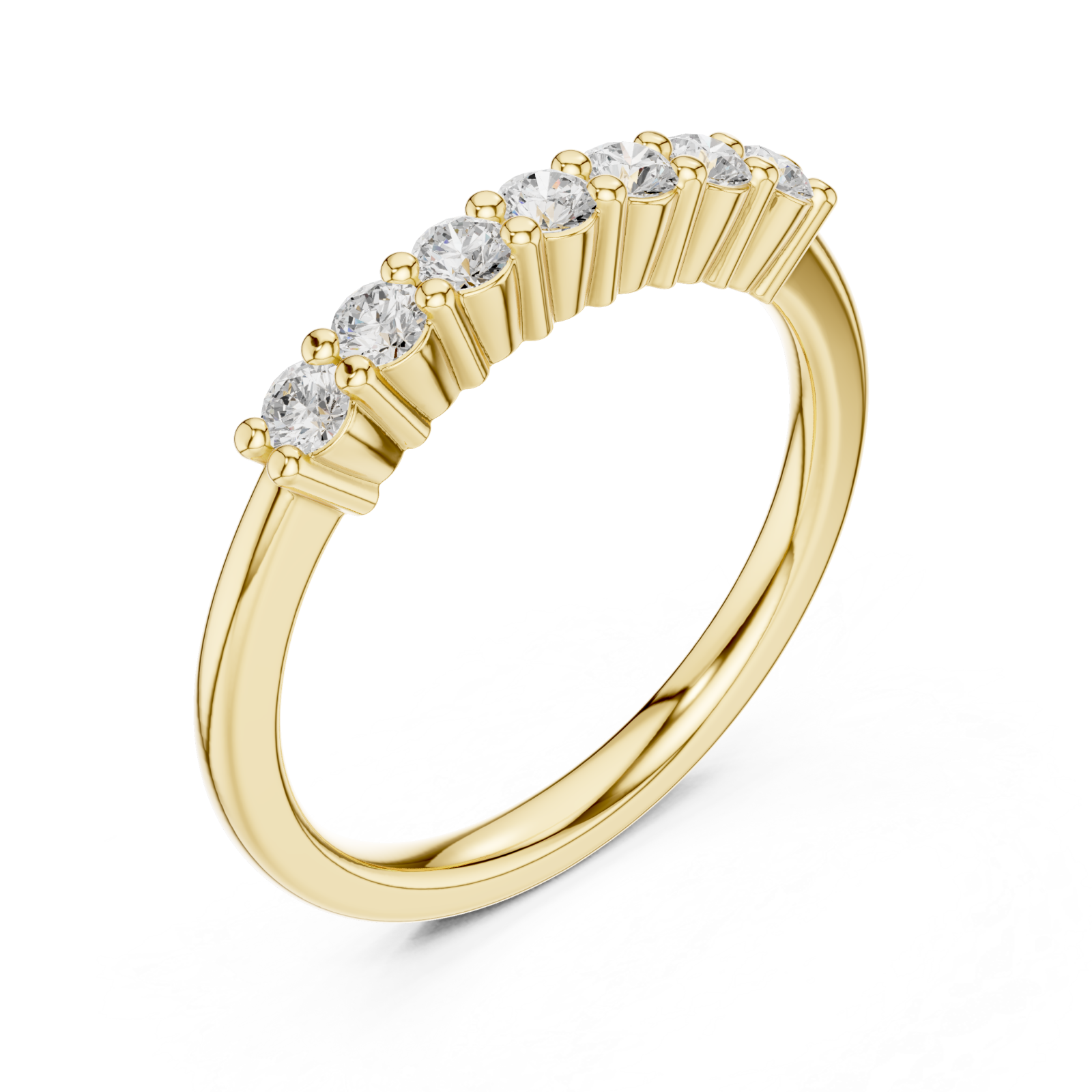 Gold Twilight Cascade Elegance Ring Right View