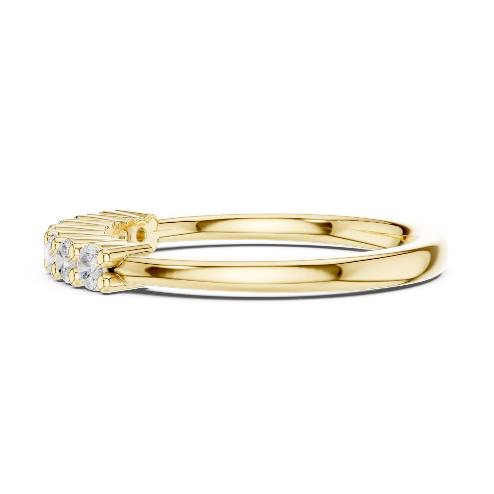  Gold Twilight Cascade Elegance Ring Side View